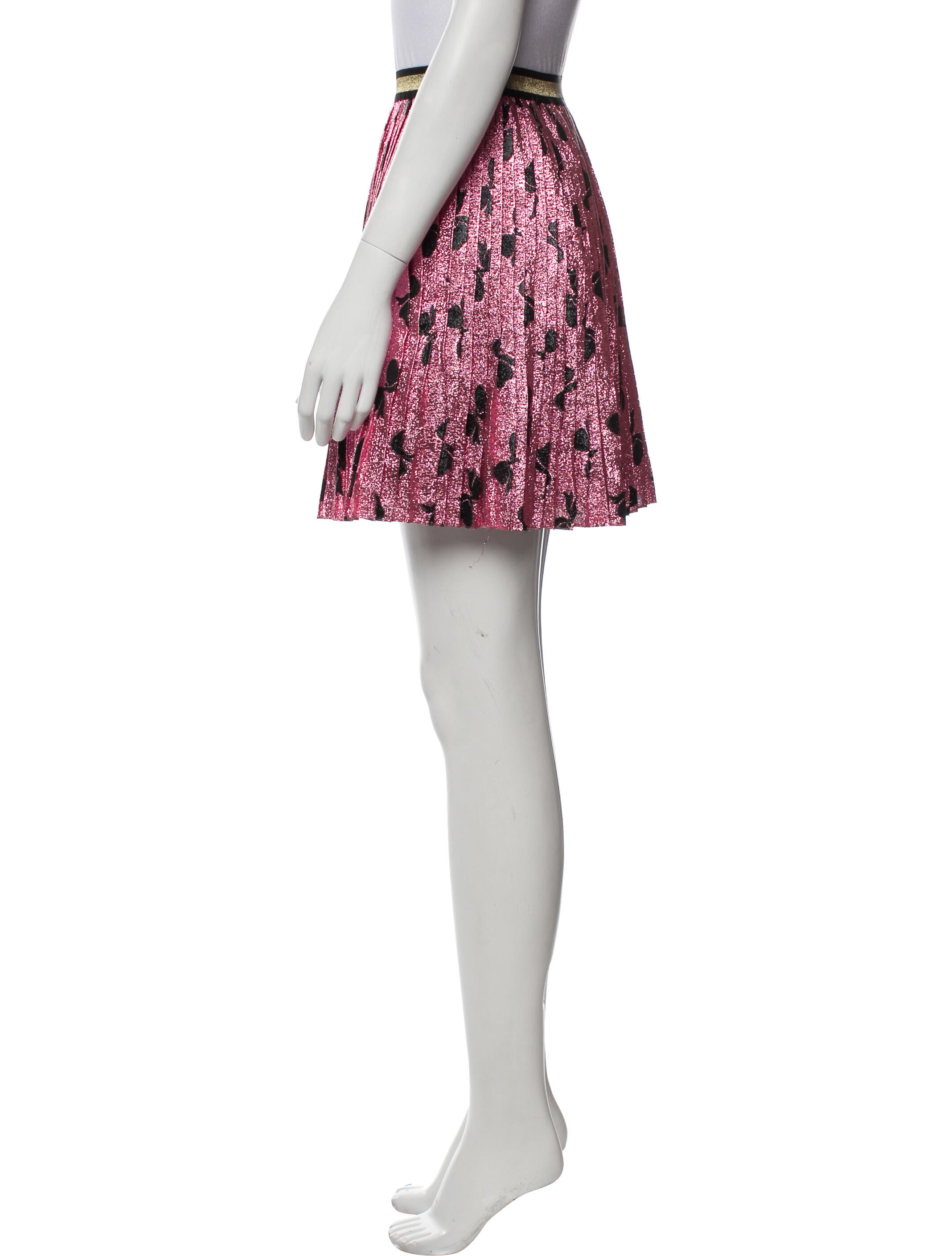 Gucci Girls' Patterned Pleated Skirt